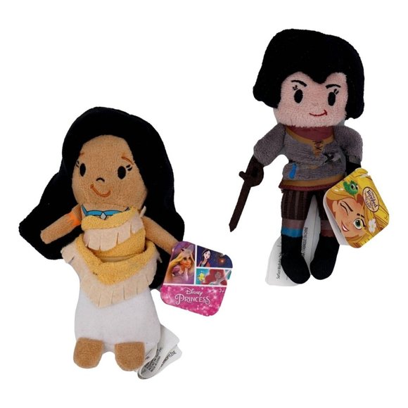 Disney Plush Princess Pocahontas and Cassandra 5.5" New - Picture 1 of 5
